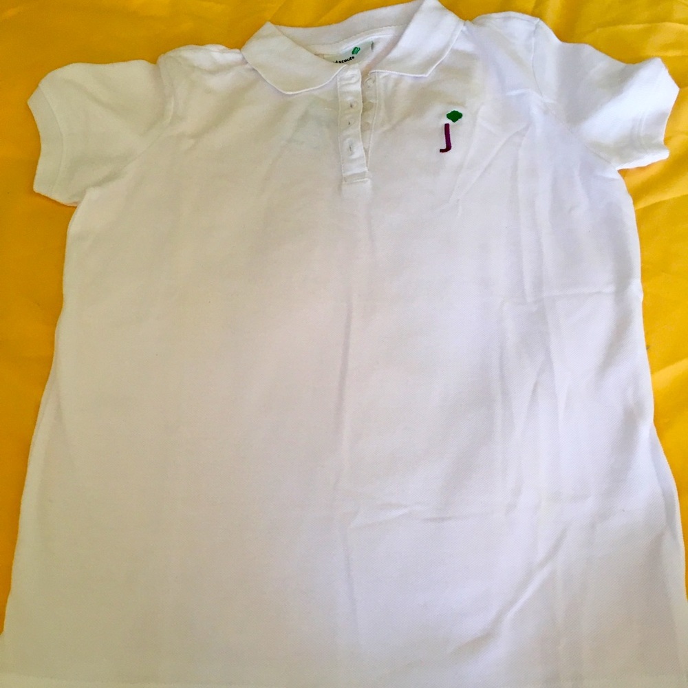Girls scouts junior shorthand polo